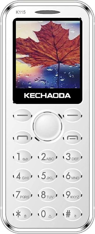 KECHAODA K115 with Dual Sim 3.66 cm (1.44"") inch QQVGA Phone (Black + Silver)